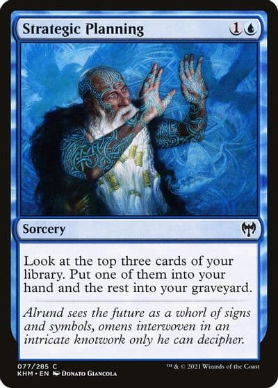 Strategic Planning Kaldheim Magic card
