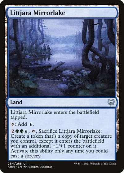 Littjara Mirrorlake Kaldheim Magic card
