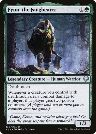 Fynn the Fangbearer Kaldheim Magic card