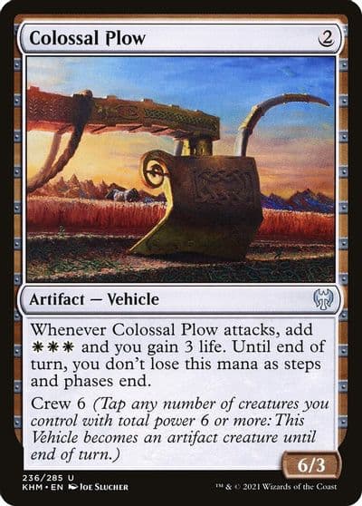 Colossal Plow Kaldheim Magic card