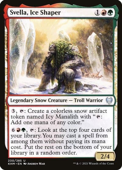 Svella Ice Shaper Kaldheim Magic card