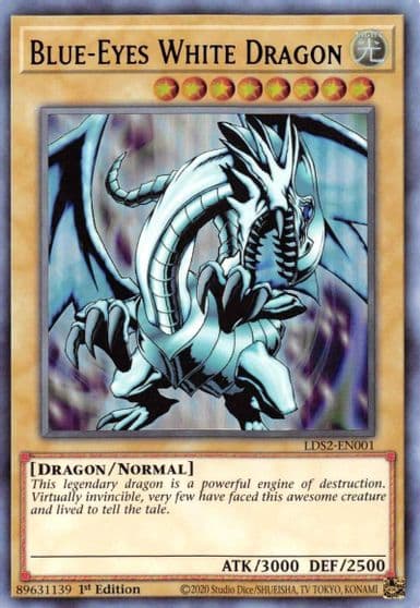 Blue Eyes White Dragon Purple Legendary Duelists: Season 2 Yu-Gi-Oh! card
