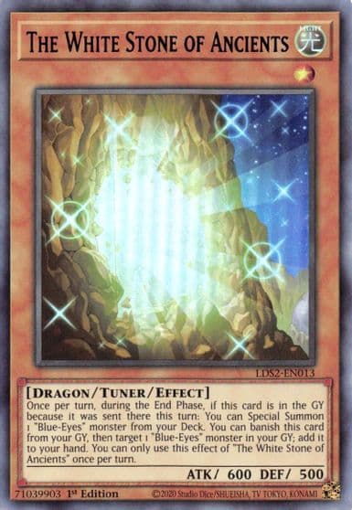 The White Stone of Ancients Blue Legendary Duelists: Season 2 Yu-Gi-Oh! card