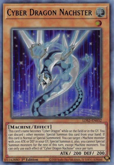 Cyber Dragon Nachster Green Legendary Duelists: Season 2 Yu-Gi-Oh! card