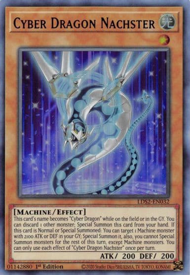 Cyber Dragon Nachster Purple Legendary Duelists: Season 2 Yu-Gi-Oh! card