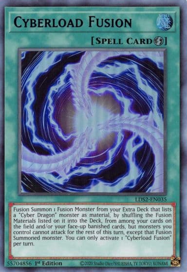 Cyberload Fusion Blue Legendary Duelists: Season 2 Yu-Gi-Oh! card
