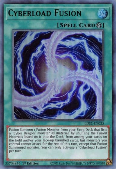 Cyberload Fusion Green Legendary Duelists: Season 2 Yu-Gi-Oh! card