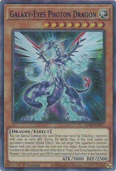 Galaxy Eyes Photon Dragon Blue Legendary Duelists: Season 2 Yu-Gi-Oh! card