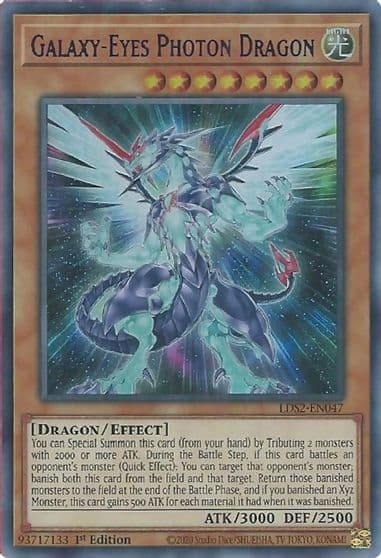 Galaxy Eyes Photon Dragon Purple Legendary Duelists: Season 2 Yu-Gi-Oh! card