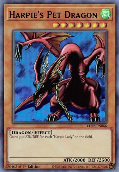 Harpies Pet Dragon Purple Legendary Duelists: Season 2 Yu-Gi-Oh! card