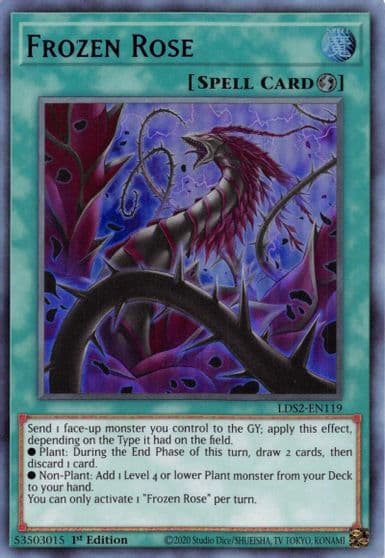 Frozen Rose Purple Legendary Duelists: Season 2 Yu-Gi-Oh! card
