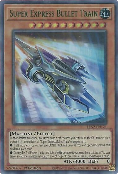Super Express Bullet Train Green Legendary Duelists: Season 2 Yu-Gi-Oh! card