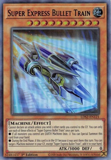 Super Express Bullet Train Purple Legendary Duelists: Season 2 Yu-Gi-Oh! card