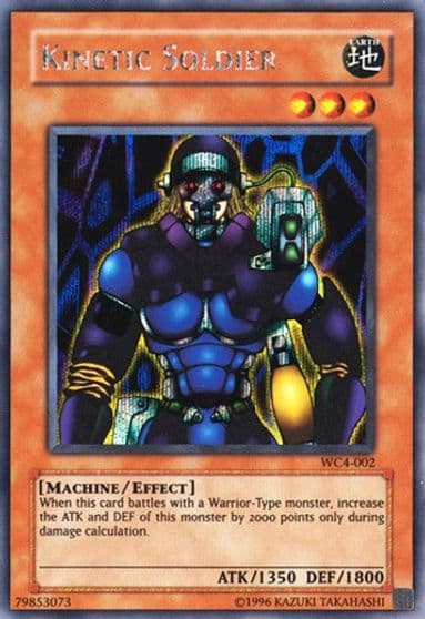 Kinetic Soldier World Championship 2004: GBA Promo Yu-Gi-Oh! card