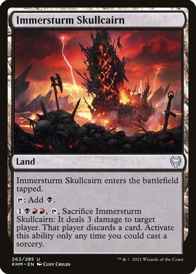 Immersturm Skullcairn Kaldheim Magic card