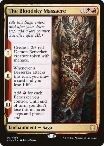 The Bloodsky Massacre Kaldheim Magic card