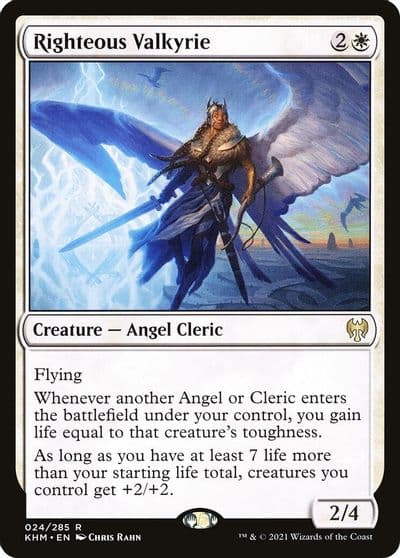 Righteous Valkyrie Kaldheim Magic card