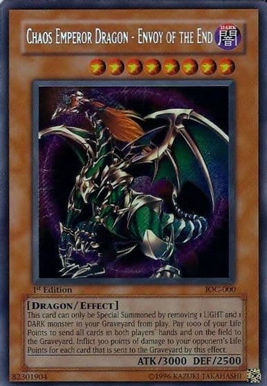 Chaos Emperor Dragon Envoy of the End Invasion of Chaos Yu-Gi-Oh! card