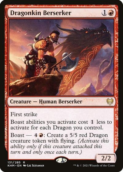 Dragonkin Berserker Kaldheim Magic card