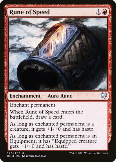 Rune of Speed Kaldheim Magic card