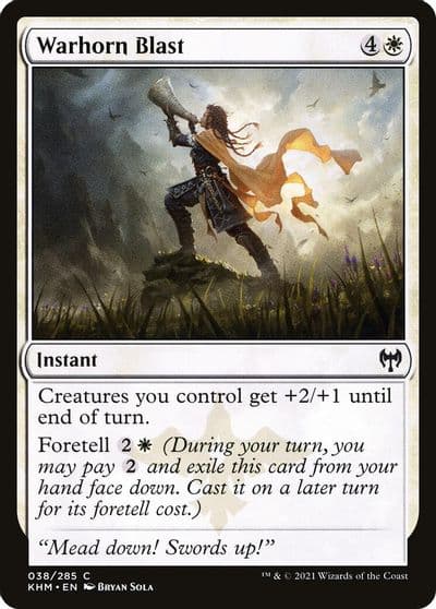 Warhorn Blast Kaldheim Magic card