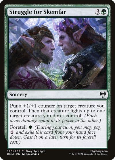 Struggle for Skemfar Kaldheim Magic card
