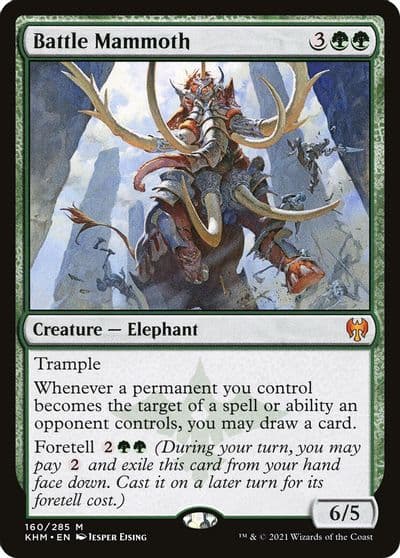 Battle Mammoth Kaldheim Magic card