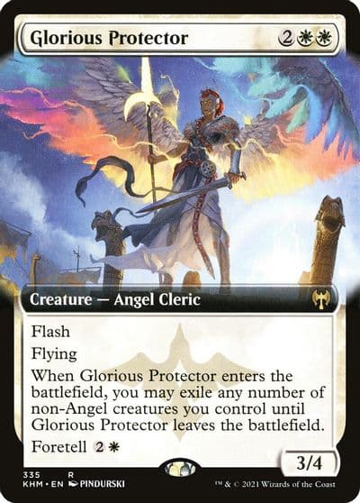 Glorious Protector Extended Art Kaldheim Magic card