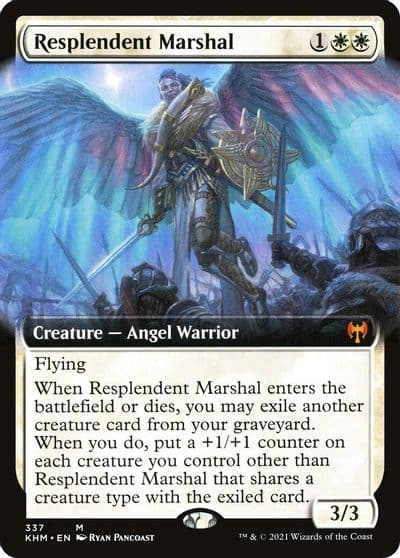 Resplendent Marshal Extended Art Kaldheim Magic card