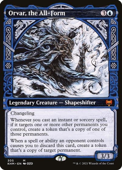 Orvar the All Form Showcase Kaldheim Magic card