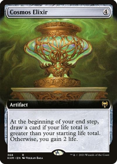 Cosmos Elixir Extended Art Kaldheim Magic card