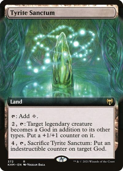Tyrite Sanctum Extended Art Kaldheim Magic card