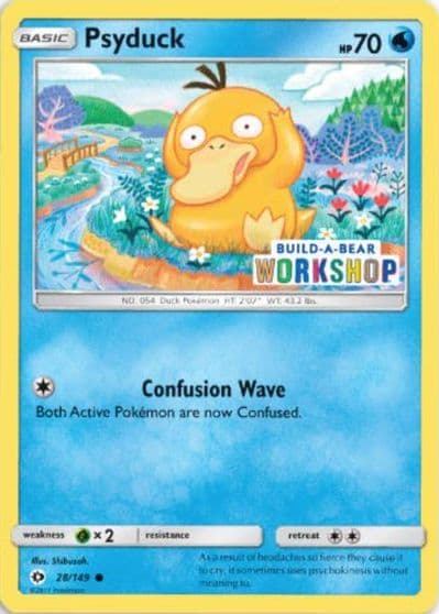 Psyduck (Build-A-Bear Workshop Exclusive) Miscellaneous Cards & Products Pokemon card