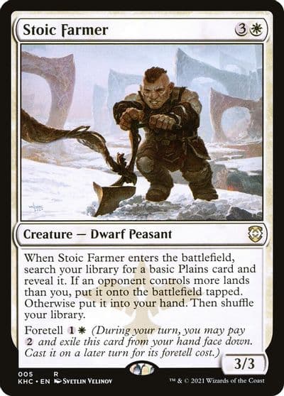 Stoic Farmer Commander: Kaldheim Magic card