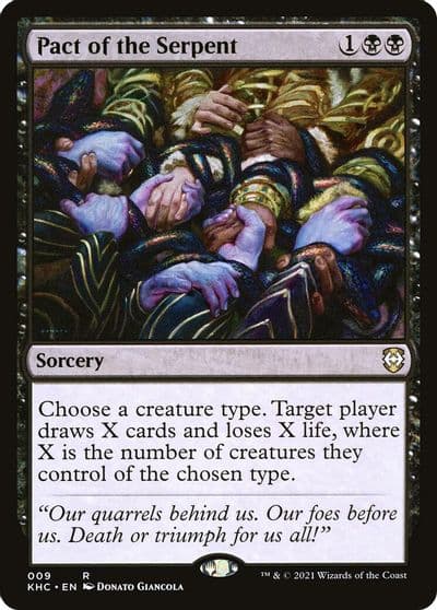 Pact of the Serpent Commander: Kaldheim Magic card