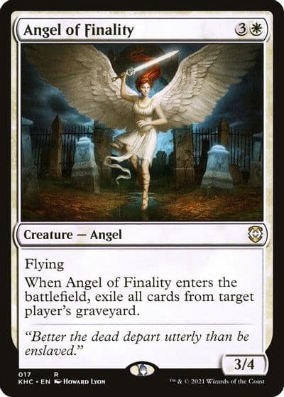 Angel of Finality Commander: Kaldheim Magic card