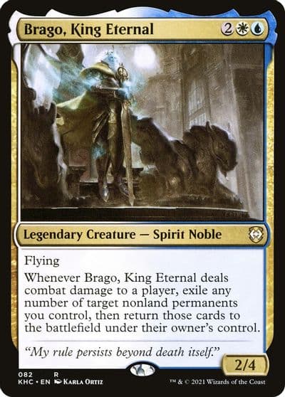 Brago King Eternal Commander: Kaldheim Magic card
