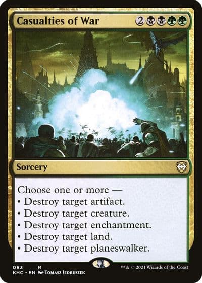 Casualties of War Commander: Kaldheim Magic card