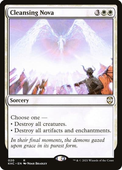 Cleansing Nova Commander: Kaldheim Magic card