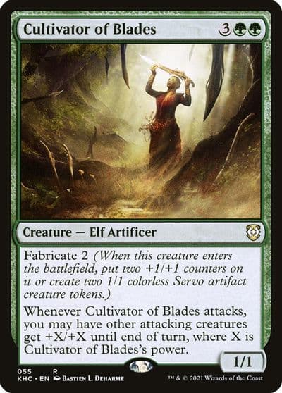 Cultivator of Blades Commander: Kaldheim Magic card
