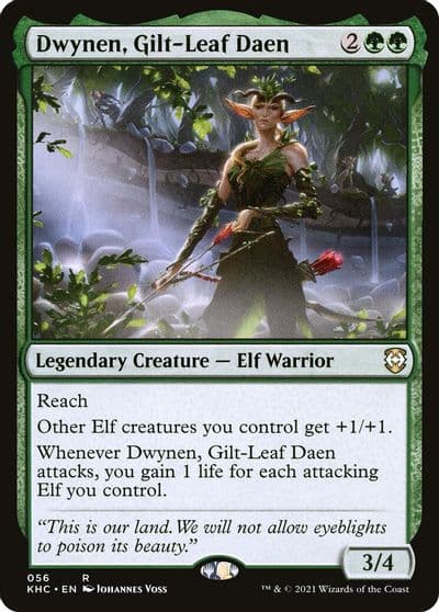 Dwynen Gilt Leaf Daen Commander: Kaldheim Magic card