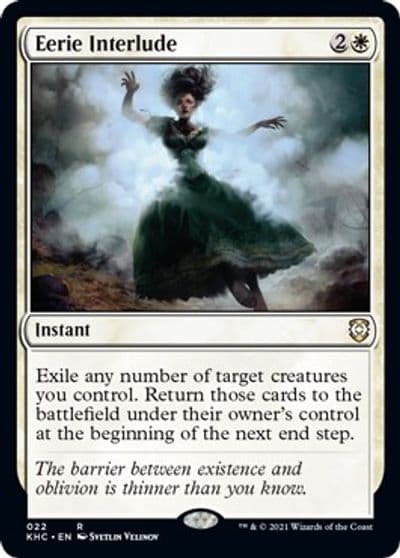 Eerie Interlude Commander: Kaldheim Magic card