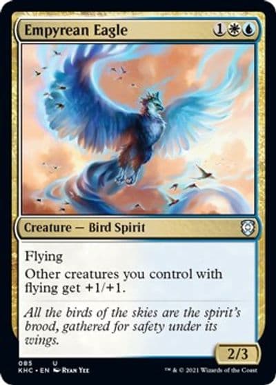 Empyrean Eagle Commander: Kaldheim Magic card