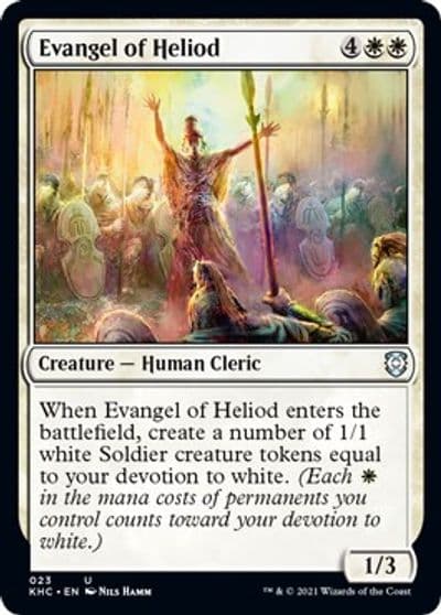 Evangel of Heliod Commander: Kaldheim Magic card