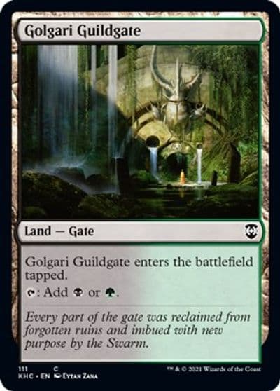 Golgari Guildgate Commander: Kaldheim Magic card