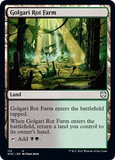 Golgari Rot Farm Commander: Kaldheim Magic card
