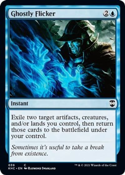 Ghostly Flicker Commander: Kaldheim Magic card