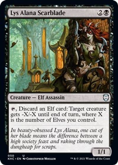 Lys Alana Scarblade Commander: Kaldheim Magic card