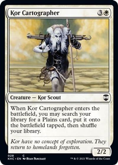 Kor Cartographer Commander: Kaldheim Magic card