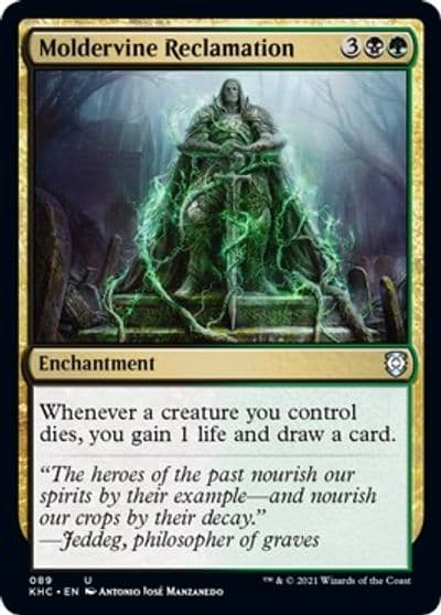 Moldervine Reclamation Commander: Kaldheim Magic card